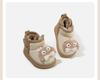 Scarpe in Pelliccia Cartoni Animati da Bambina Autunno/Inverno 2025: Stivali da neve Bassi Caldi con Velluto, Stile Casual e Versatile