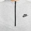 Nike Sportswear Tech Fleece Casual Fashion Simple Short Half-Zip Long Sleeve Sweatshirt Women Sweatshirt Light-Gray Multicolor Black HJ1032-013