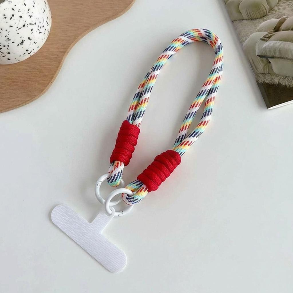 Pendentif de bagage multifonctionnel coloré en corde de poignet