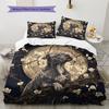 Vintage Pitbull Pattern Bedding Home Decoration Birthday Gift (1 * duvet cover + 2 * pillowcase, without core)