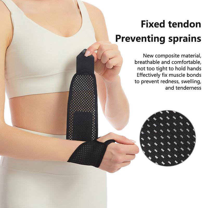 Oddychający Orteza Nadgarstka Regulowane Uciskowe Ochraniacze Nadgarstka Na Ból Stawów Zapobieganie Skręceniom Osłonki Ścięgien Unisex
