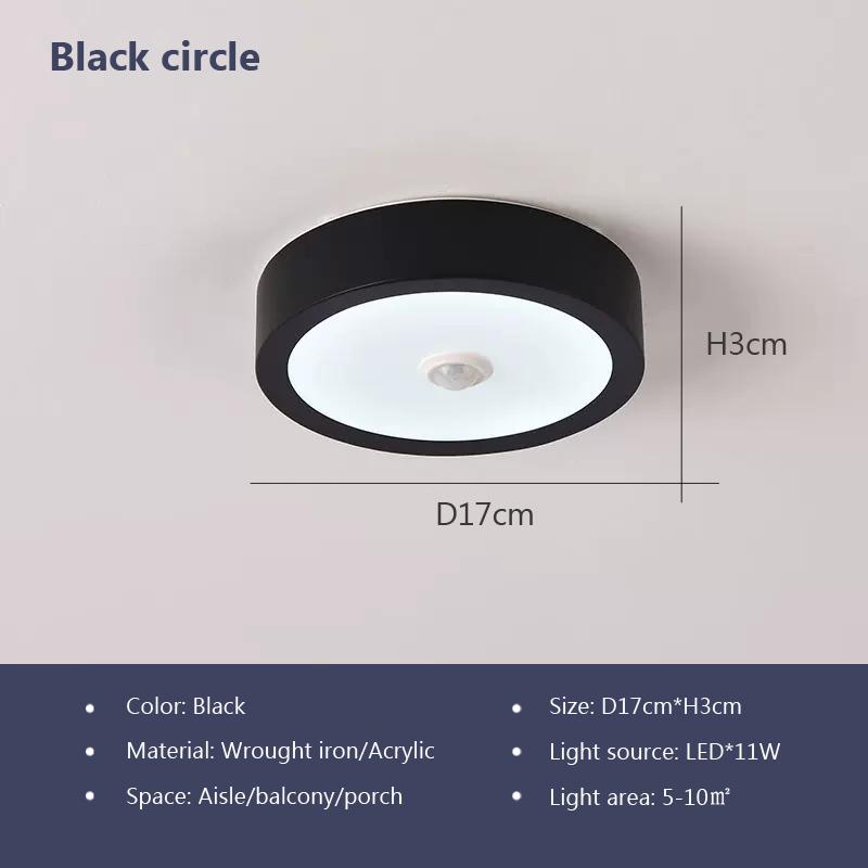 Modern LED Ceiling Lamp Human Body Induction Home Decor Fixture For Aisle Balcony Corridor Hallway Kitchen Ceiling Decor Lusters