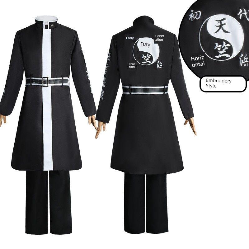 Tokyo Revengers Tengoku Chief Kurokawa Isana Cosplay Costume Gray Valley Dragon Cosplay Set