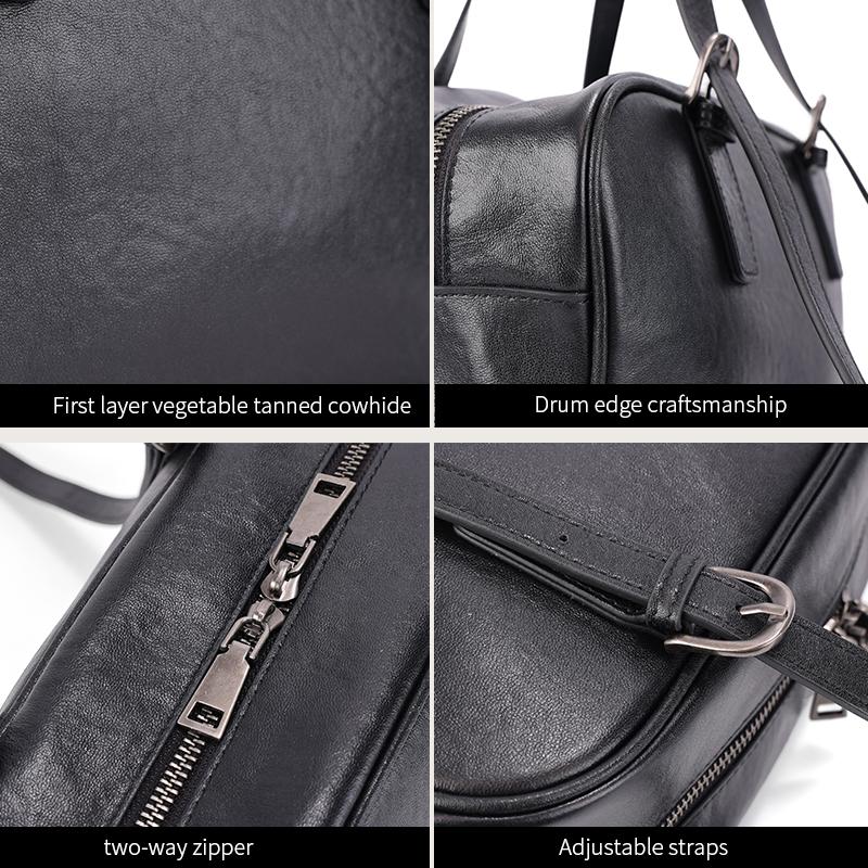 Women's Retro Large Capacity Cowhide Bag Ladies Cow Genuine Leather Shoulder Bags Female Classic Designer Luxury Handbags Lady