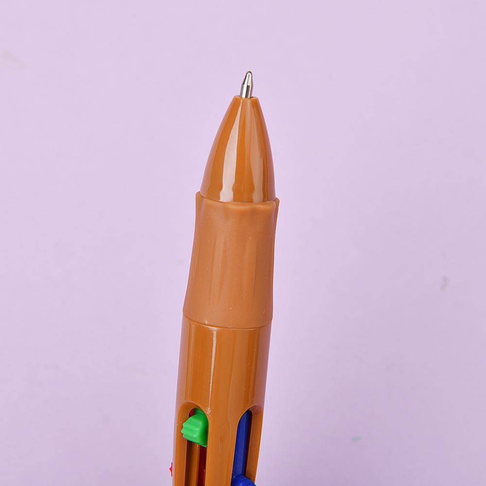 23 Pcs Halloween Four-Color Retractable Ballpoint Pens, 3D Skeleton With Pumpkin Candy Bucket Topper,Cartoon Student Stationery, Halloween Gifts