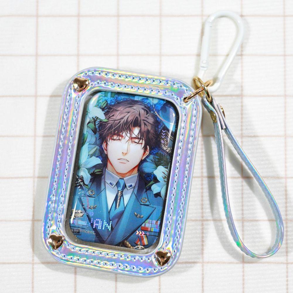 Square Anime Badge Holder Transparent Badge Ita Bag Badge Display Pendant  Badge Display