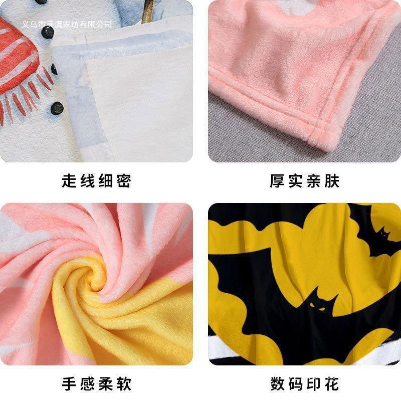 Blanket Halloween Classic Blanket 3D Printed Air Conditioning Blanket Flannel Blanket