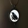 Black Bird Crow Photo Clavicle Chain Jewellery for Women Girls Rope Chain Choker