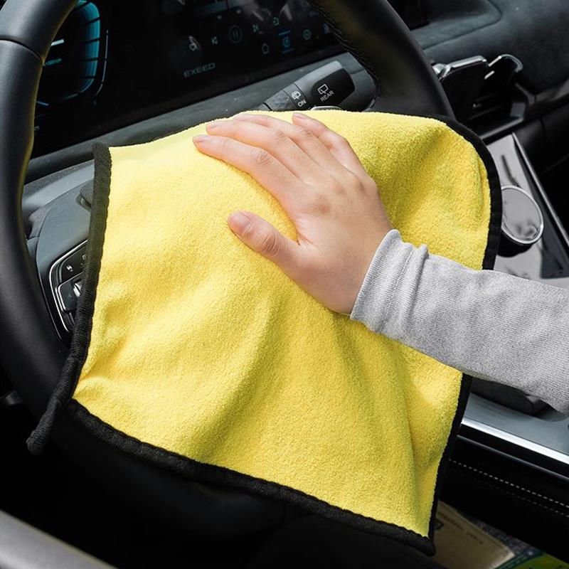 5 Stück Auto Nano Ultra Faser Tuch Handtuch Mikrofaser Autowaschhandtuch Korallenfleece Handtuch Autopflege Reinigungstuch Haushaltsreinigungstuch