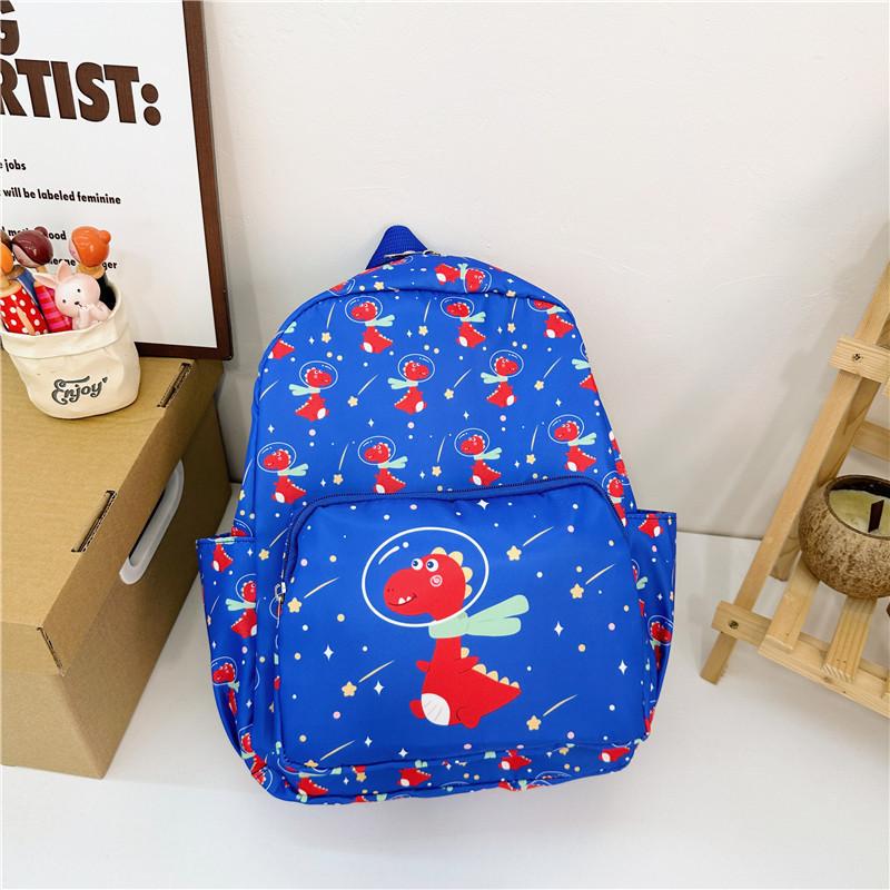 Adorable 2024 Cartoon Print Toddler Backpack Breathable Nylon School Bag For Kids