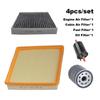 4pcs Filter Set For GEELY GX3 1.5L 2017- VISION X3 Pro LIVAN Fuel Oil AC Cabin Air Filter Accessories 4G15 Enigne Parts