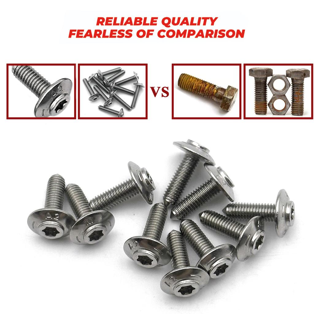 Motorcycle Shell Stainless Steel Screws R1200GS LC ADV R1250GS R1200RT S1000XR RR S1000R R1250 F750GS F850GS F900R/XR F900GS
