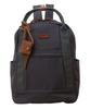 Toleur Wrinkle Nylon Backpack, Gray, for Women, Perfect for Commuting and School, 11662-GY