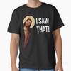Rolig Jesus Meme Citat T-shirt - Klassisk Passform Crew Neck för Herrar & Damer, Svart Unisex T-shirt