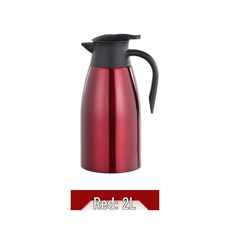 

6 Stainless Steel Thermos Flasks: Large Capacity Kettles for Home, Dorm, or Office