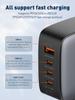 Set încărcător cu nitrură de galiu cu patru porturi de 100 W GaN Încărcare super rapidă Mufă de încărcare EU/US Încărcător de birou
