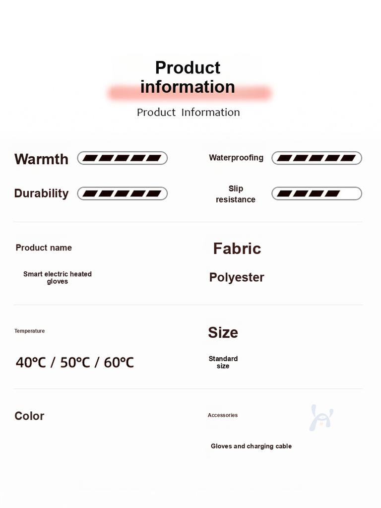 Electric Heating Gloves Heat Charging Warm USB Gloves Cycling Men Women Winter Smart Graphite Warmers