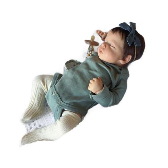 Reborn-Puppe Reborn-Puppe Kinderspielhaus-Spielzeug Begleitendes Ankleidespielzeug Kindergeschenk