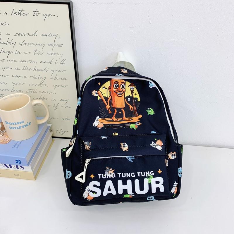 Kindergarten Middle And Older Children'S Baby Schoolbag Cute Printing Light Travel Boys And Girls Backpack Children'S Backpack