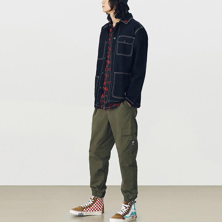 Vans Red Lip Work Jacket Men Jackets Black VN0A3WF1Z4A