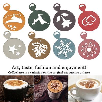 Kitchen Accessories Cake Decorating Pastry Tools Cookies Mould Fancy Drawing Mold Coffee Stencil Biscuit Mold