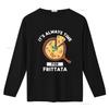 Frittata Food Lover Es ist immer Zeit zum Essen T-Shirt vintage gewaschenes Oberteil für den Alltag designer kleidung mann lässig