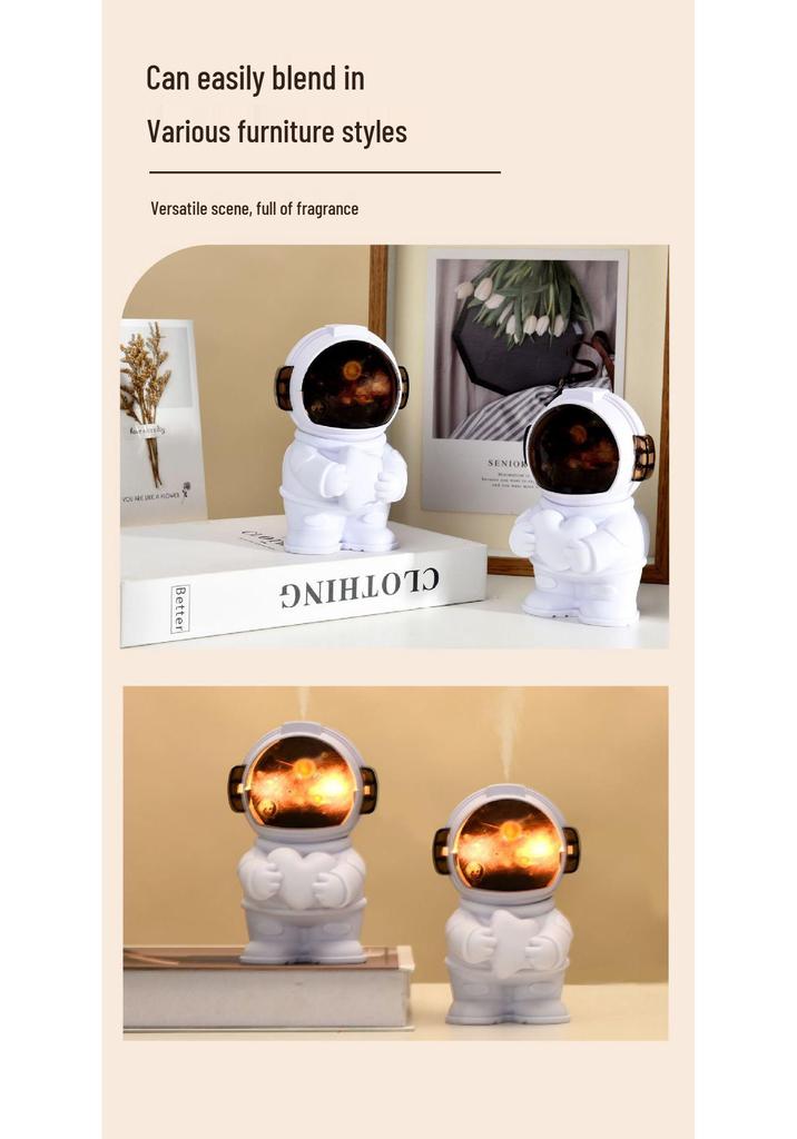 USB-Powered Astronaut Desktop Humidifier - Cute & Compact for Students