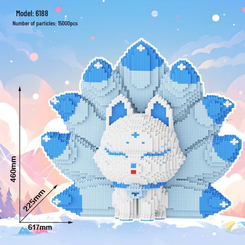 2026 Giant Cartoon Doraemon Blue Building Blocks Trendy Toy Ornaments Birthday Gifts