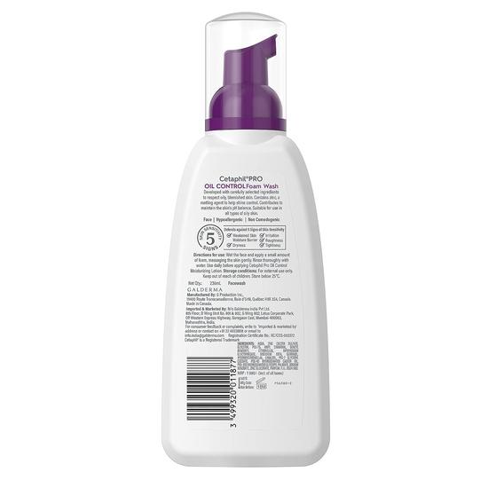 Cetaphil PRO Oil Control Foam Face Wash for Acne & Oily Prone Skin 236ml