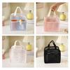 1 3Pcs Makeup Bag Mesh Handbag Portable Cosmetic Organizer Zipper Storage Pouch for Travel Purse and Lipstick