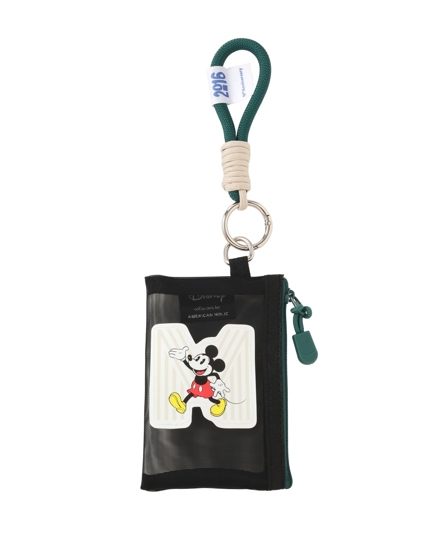 Pouch Charm Black F Mickey&FriendsMini