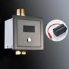 HLK DC Induction Brass Solenoid Valve Automatic Touchless Sensor for Hotel Toilet Flush Valve Water Saving Modern Design