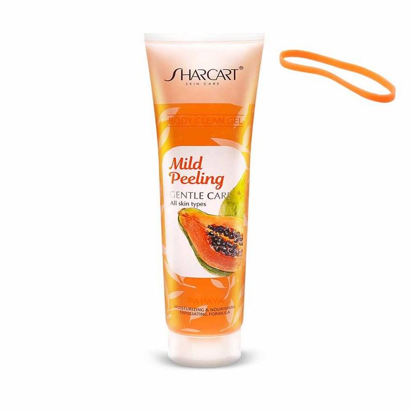 Shakat Papaya Body Peeling Gel Exfoliator Large Size, 310ml, 1 pcs