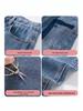 2024 Women's High Waist Retro Straight Leg Harem Jeans