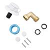 10PCS RV Water Fill Inlet Kit Brass with Hose Elbow Check Valve Hookup Connector for Motorhome Trailer Marine 90