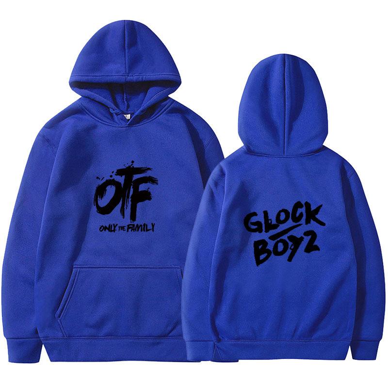 2025 new OTF letter print men's and women's hoodies spring and autumn goth casual comic pattern sweater