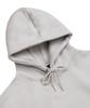 Peach Skin Balloon Over Hoodie - Gray Beige