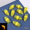 10Pcs Color Luminous Led Finger Lights Glow In The Dark Finger Flashlights Toys For Kids Birthday Rave Party Supplies