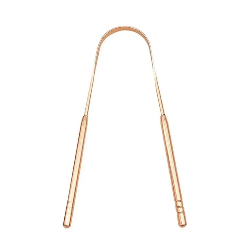 Stainless Steel 304 Material U-Shaped Metal Tongue Scraper For Fresh Breath Cleaning, Tongue Scraper, Tongue Brush, Oral Care