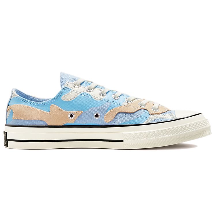Converse Chuck 70 Low Hybrid Camo Unisex Sneakers Blue Jp-Blue Black 171452C