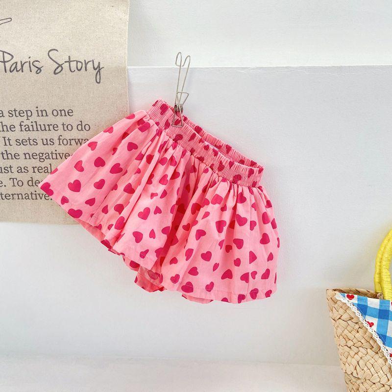 Instagram Hot Summer Wear Versatile Bud Outer Shorts Pink Love 130