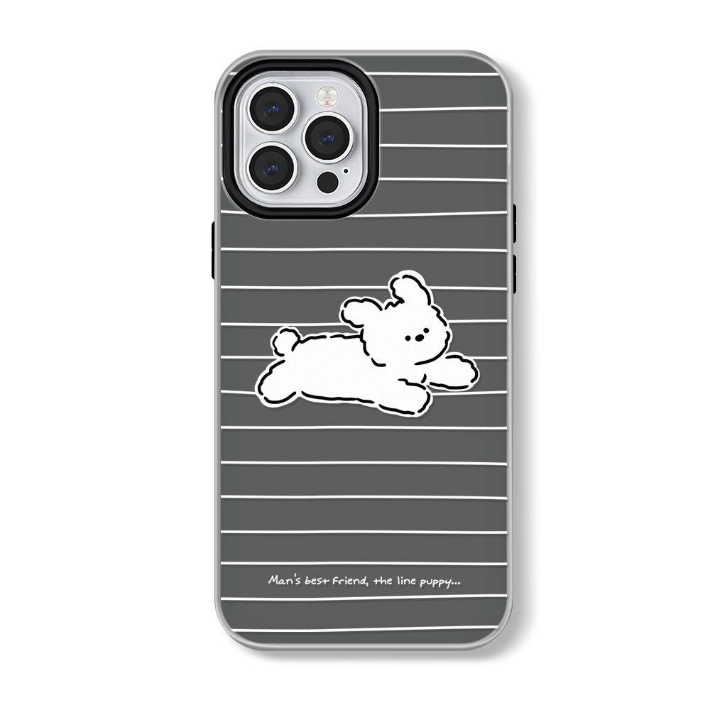 

Чехол Skinny iPhone 16, совместимый и подходящий для 15, 14, 13/12/11, promax /xsmax/xr, бегущий щенок X&XS