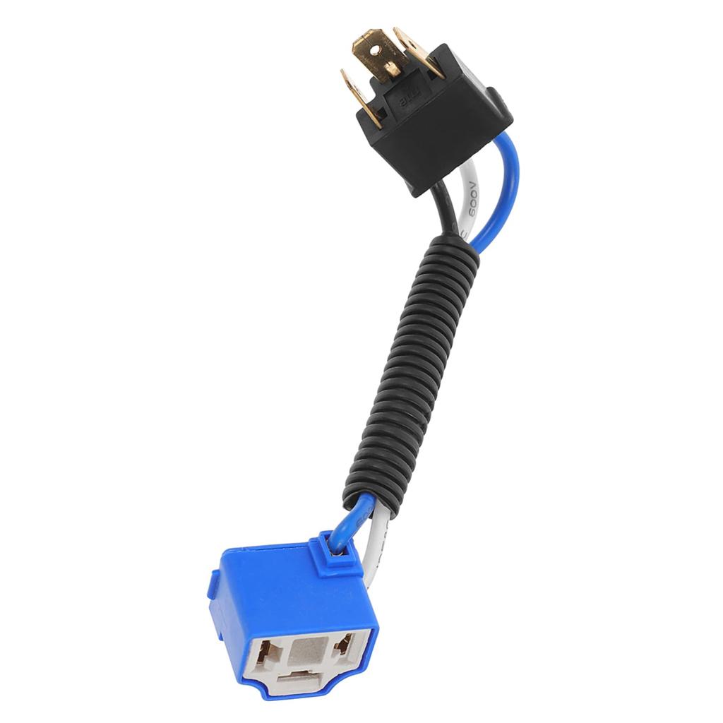 MUELODSIC 3pcs Conversion Harness Adapter H4 Connector Wiring HAR