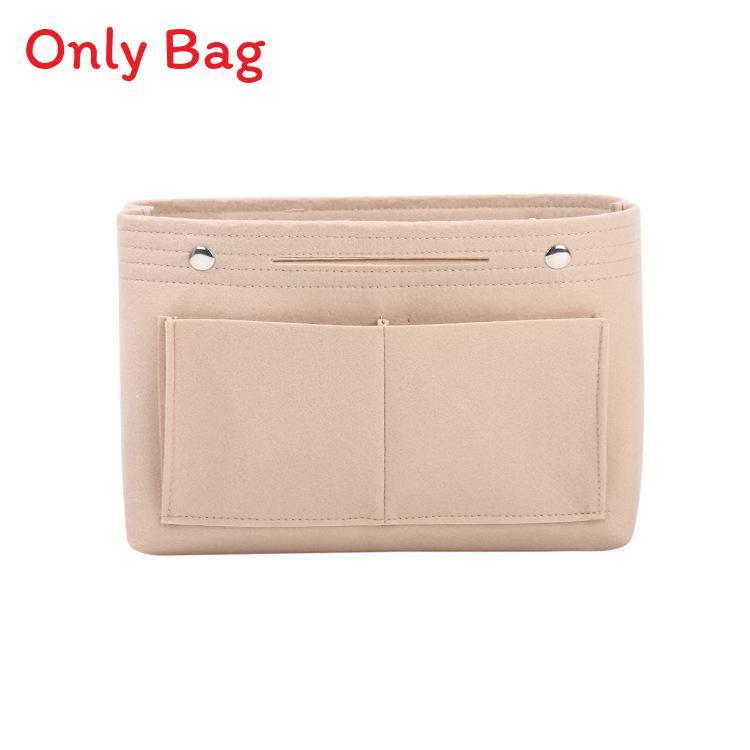 Makeup Organizer Bag With Non Woven Fabric For Travel And Desktop Storage