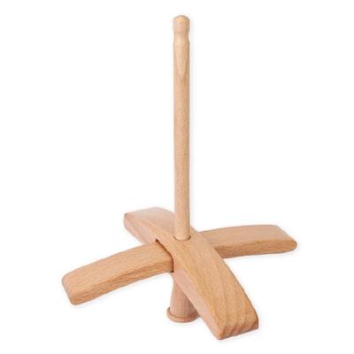 Wooden Turkish Spindle Crosses-Shaped Drop Spindle Crocheting Spinner Tool Sewing Accessories