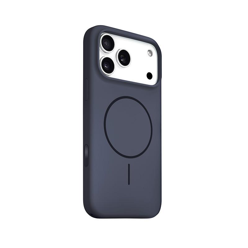 Liquid Silicone Ai Camera Shutter Button Case for iPhone 17 Pro Max with Magnetic Pop-Up Cover Animation Magsafe Compatible