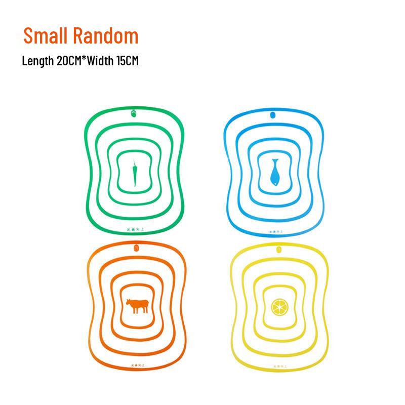 Матовая нескользящая прозрачная пластиковая разделочная доска для кухни и фруктов