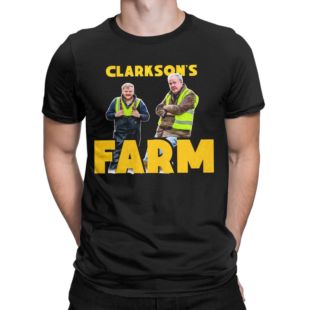 Herren Damen Jeremy Clarkson Farm T-Shirts Baumwollkleidung Einzigartige Kurzarm Rundhals T-Shirts Party T-Shirts