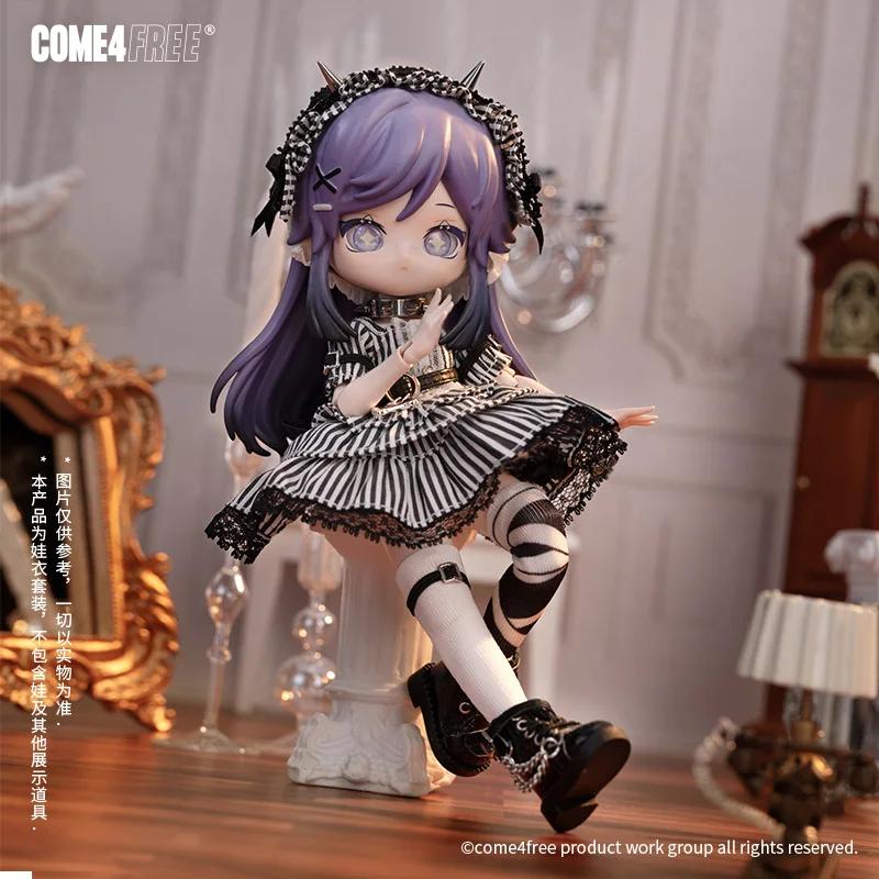 COME4FREE Daily Series 12 Bjd Doll Clothes OB11 Doll Girls Diy Skirt Toys Cute Action Figure Accessories Cartoon Decor Gifts