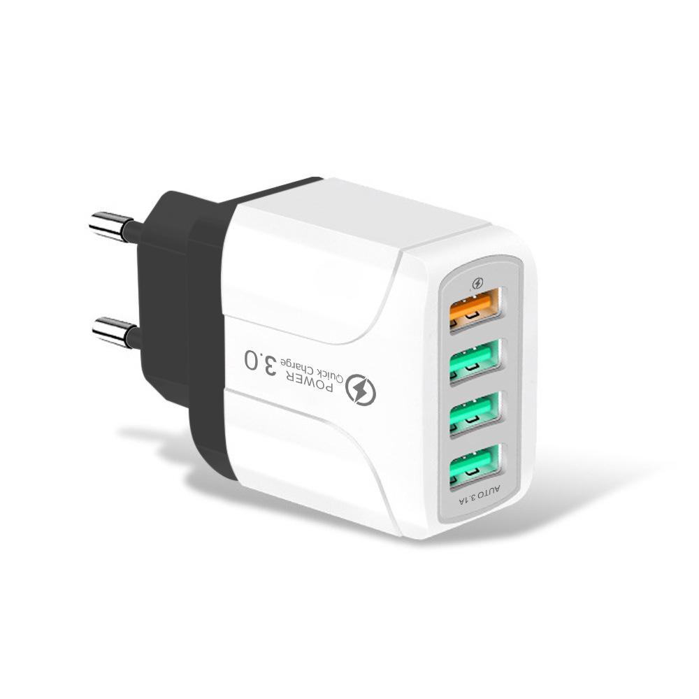 PD33W QC3.0 GaN Charger: 9V/12V, 65W, Multi-Port, European Standard, Fast Charging Adapter